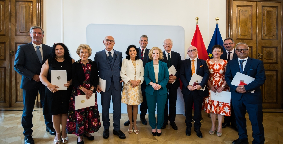 Gruppenfoto von der Preisverleihung am 24. Juni 2025