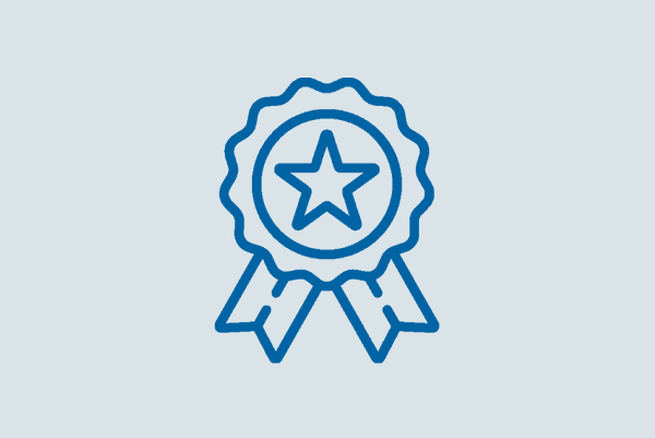 Icon Staatspreis blau